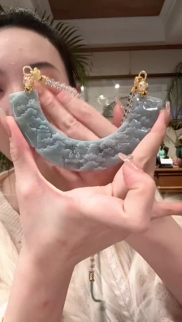 【闪购商品】翡翠颈饰未镶嵌国风