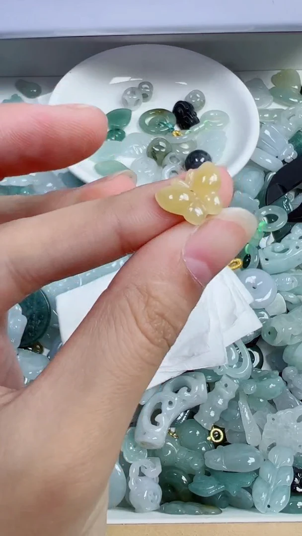 散珠翡翠185号链接，A货翡翠