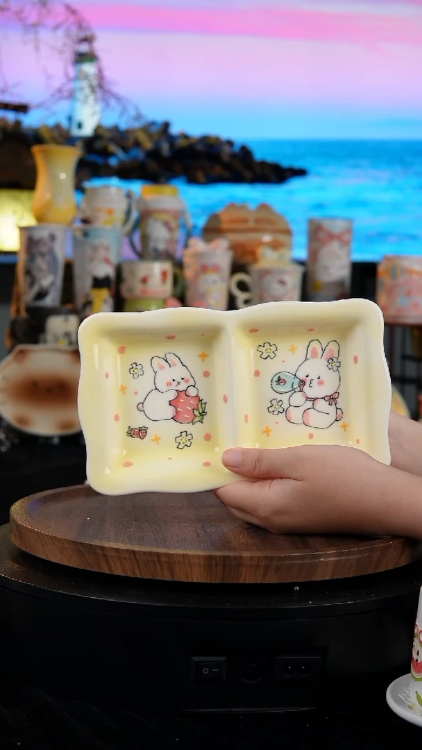 陶瓷便携款景德镇手工手绘陶瓷