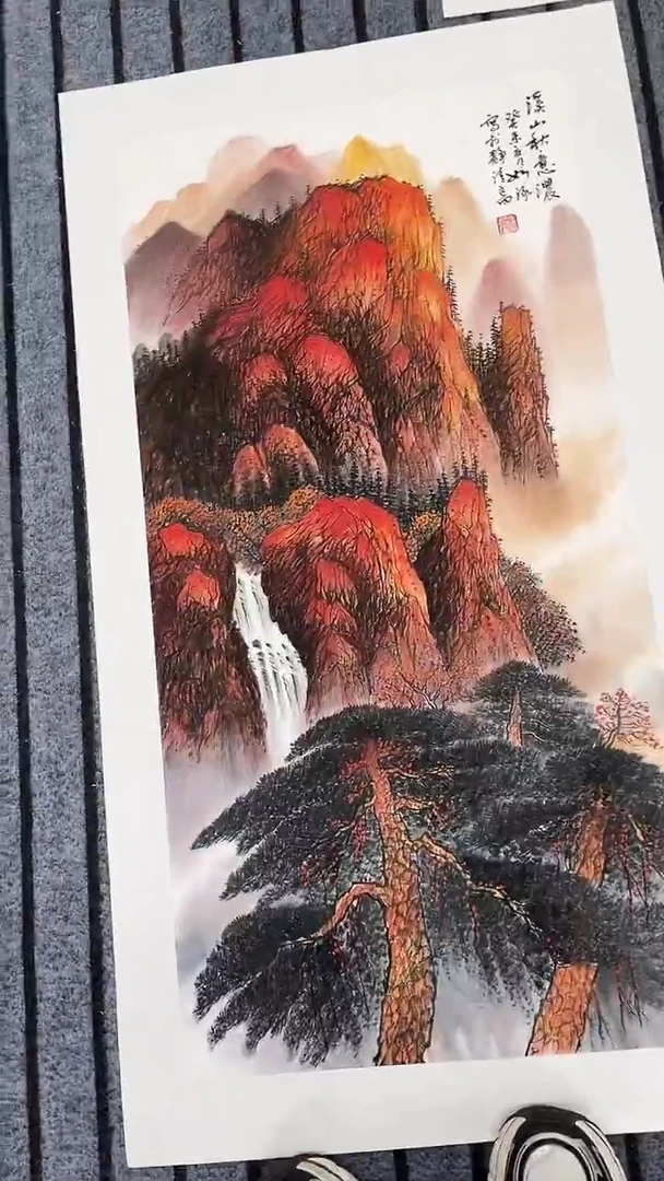 精品国画花鸟山水