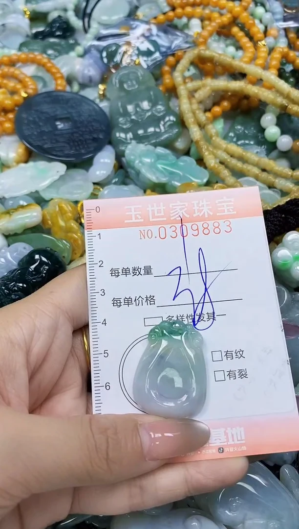 翡翠未镶嵌颈饰闪购0309883