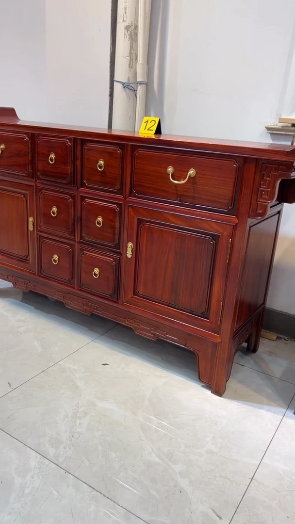 紫檀木类家具冰****牌翘头柜