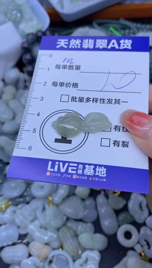 颈饰未镶嵌翡翠天然翡翠A货批量多样性发一件