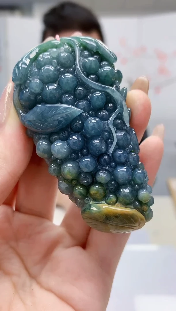 【闪购商品】定制翡翠未镶嵌4915jw-毛货挂件52