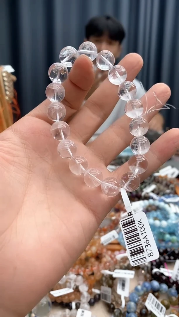 水晶手链未镶嵌白幽灵