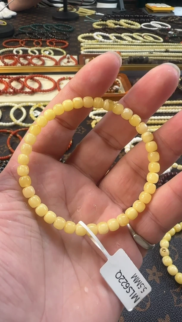 手串蜜蜡未镶嵌5.5mm老型