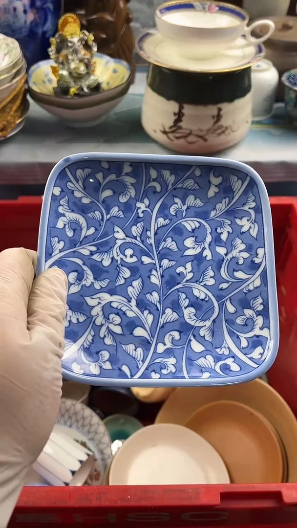 瓷片风**飞英歌瓷器满28包邮