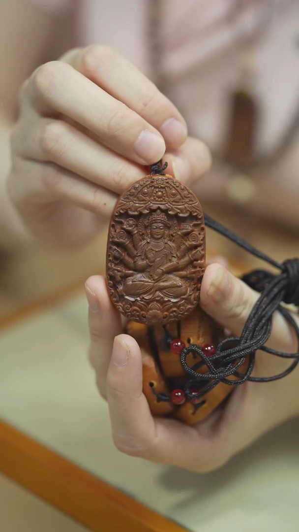 柏木（崖柏）手串/手链千手观音唐卡/