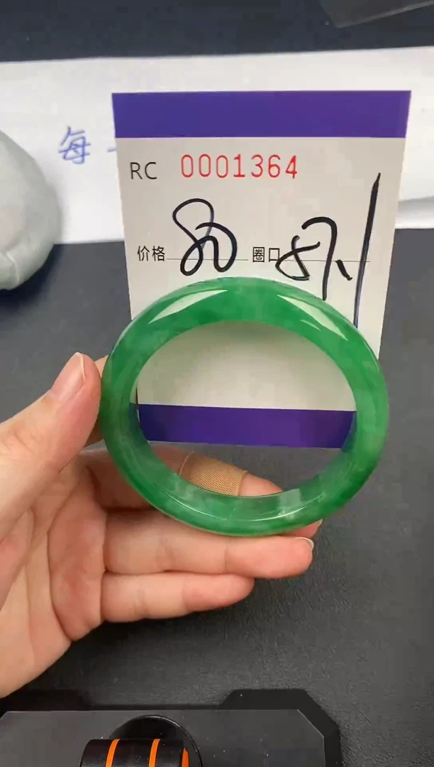 未镶嵌手镯翡翠手镯1364