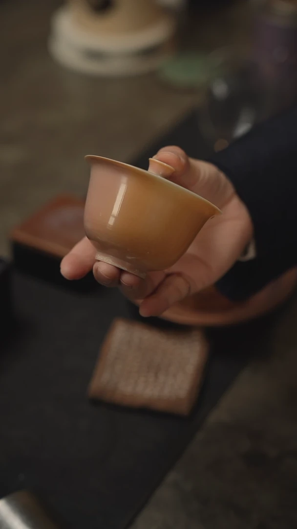 【闪购商品】其他随机苍岚柴烧盖碗@@J2211