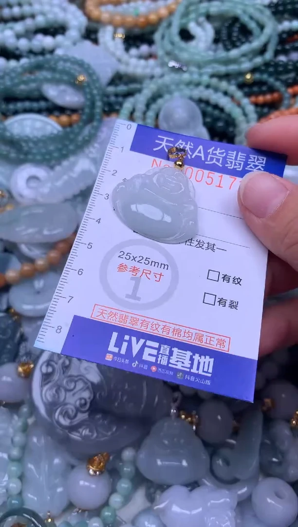 颈饰未镶嵌翡翠天然翡翠