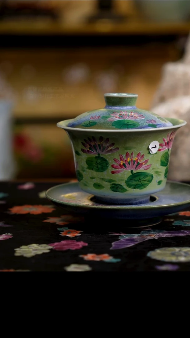 杯景德镇陶瓷杯碗柴烧多人