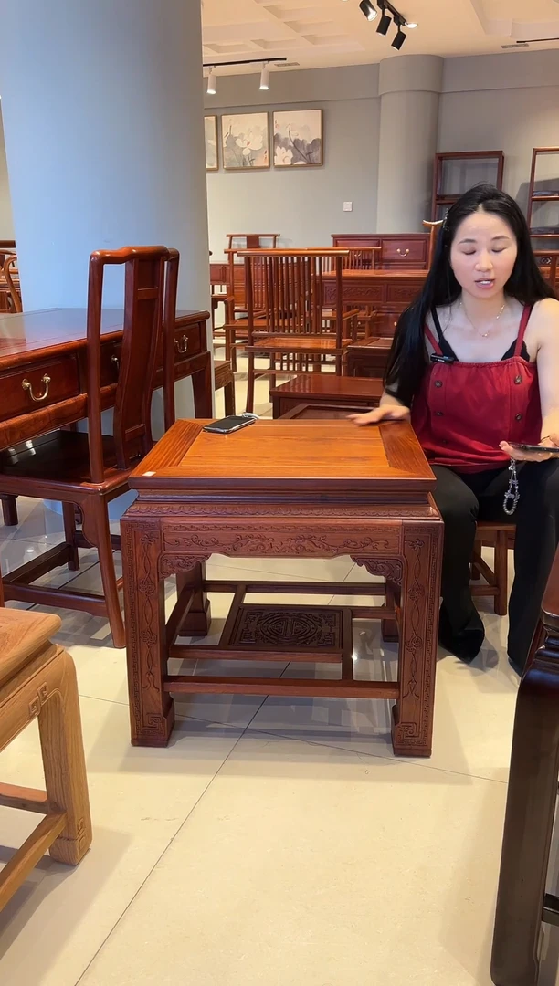 花梨木类成套家具大果紫檀角几M22