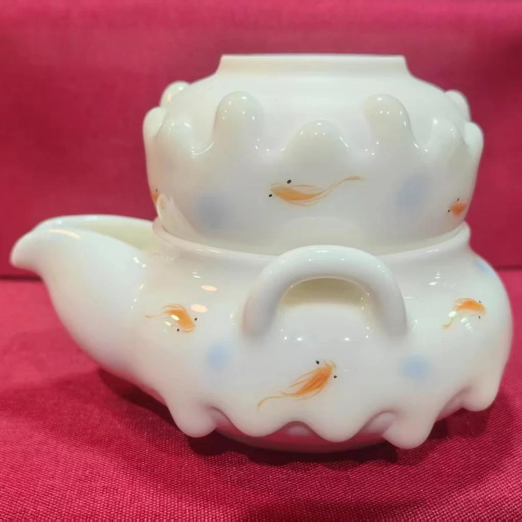 福禄快客杯-流釉小鱼 CC7270