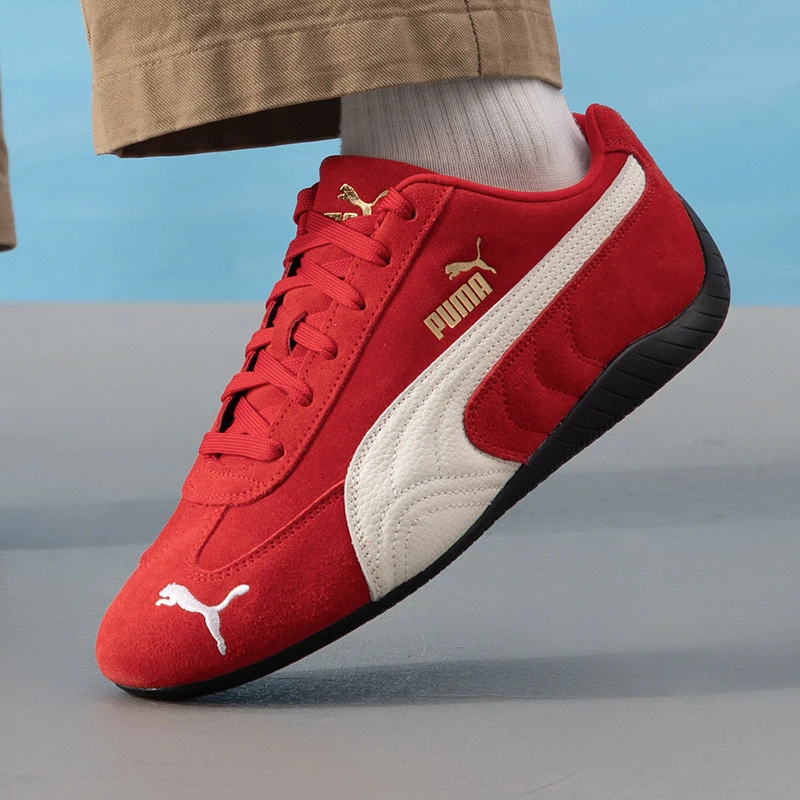 PUMA彪马男鞋女鞋2025新款流光风红色板鞋复古休闲鞋运动鞋406329