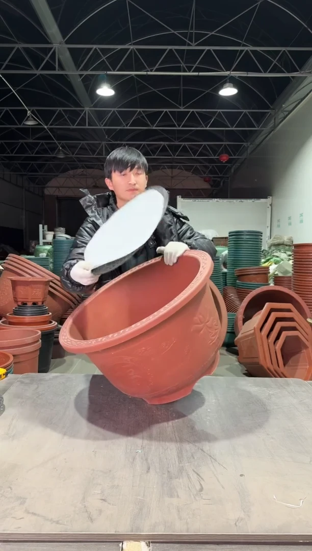 【闪购商品】复合60福字圆盆2个，40cm控根器底盘布2