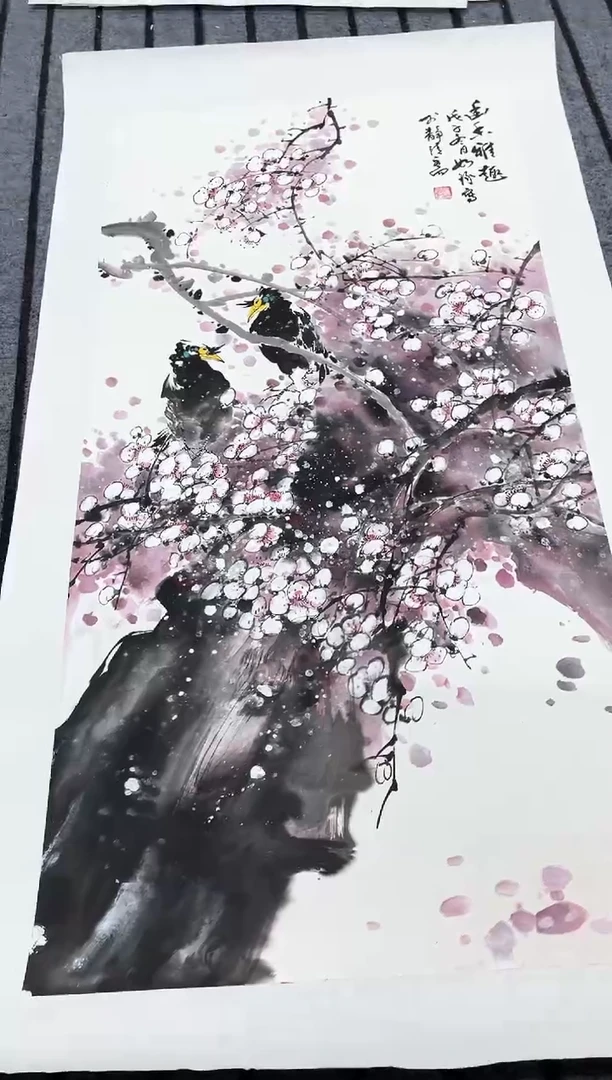 精品国画花鸟作品