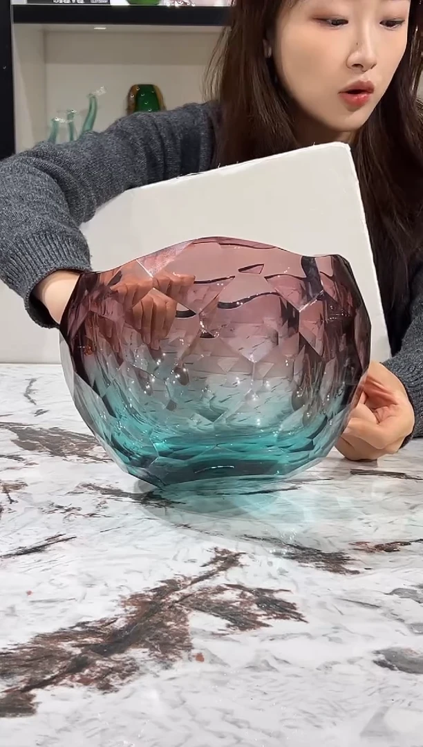 切面渐变果盘 现货