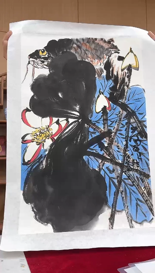 国画李进潮老师2.7平尺作品