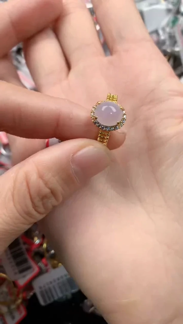 银S925镶嵌戒指翡翠111   2