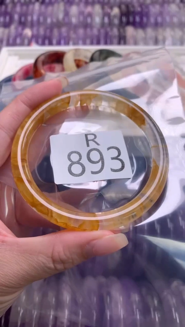 水晶珠宝半成品未镶嵌水晶手镯893-63