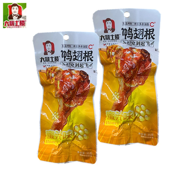 大晟土楼鸭翅根蜜汁味 香辣味 35g