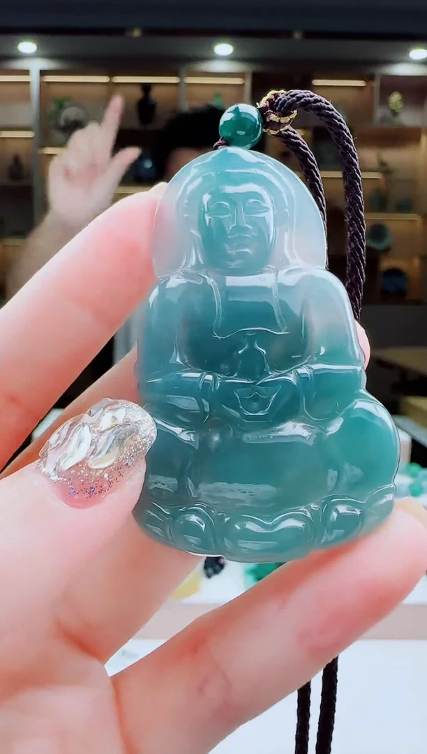 颈饰未镶嵌翡翠多样性发其一79573     大观音