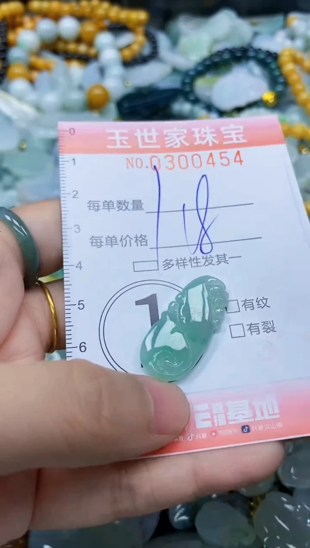 翡翠未镶嵌颈饰闪购0300454