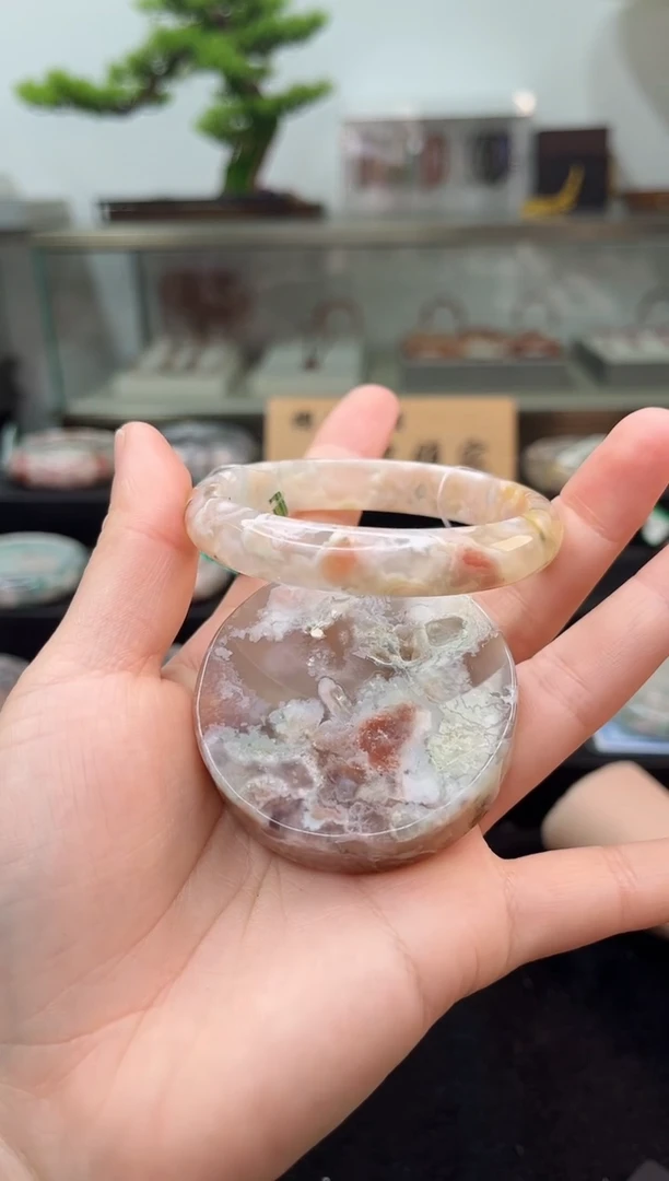 未镶嵌手镯石英质玉56圈口（赠品镯心）6806157