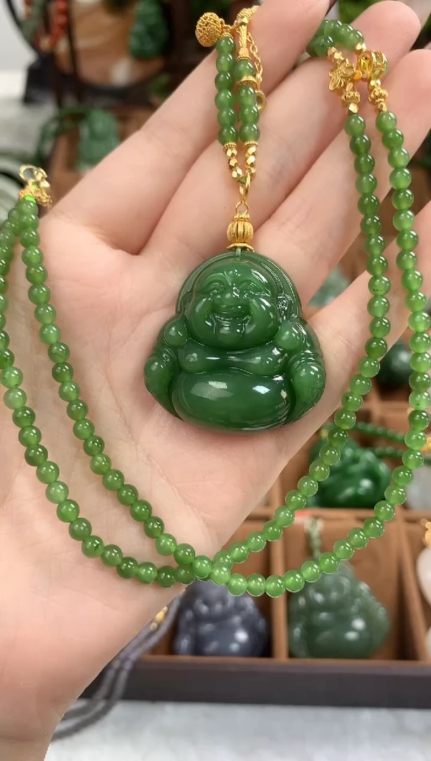 【闪购商品】和田玉颈饰未镶嵌吊坠35mm