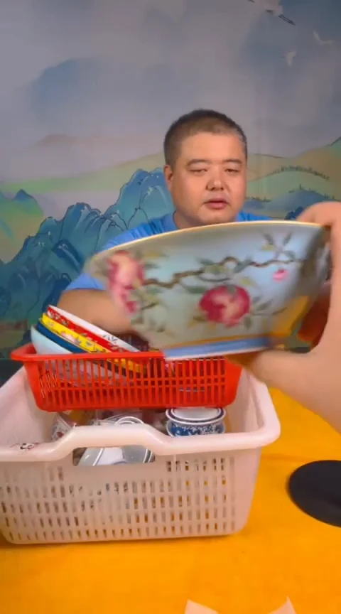 摆件景德镇陶瓷青花摆件38