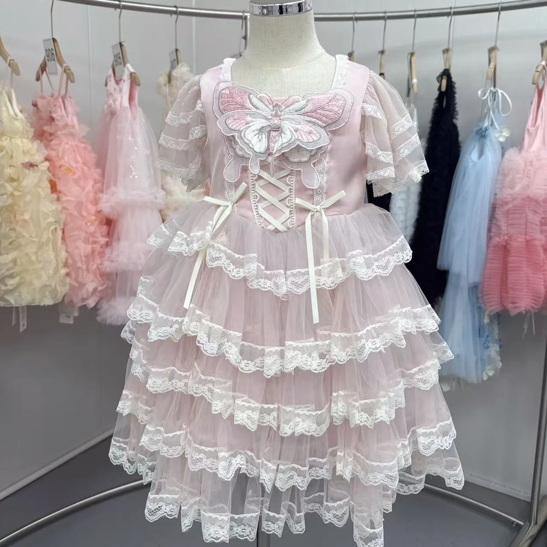 Alice* 769* 茉莉岛女童夏季新款气质连衣裙16-3