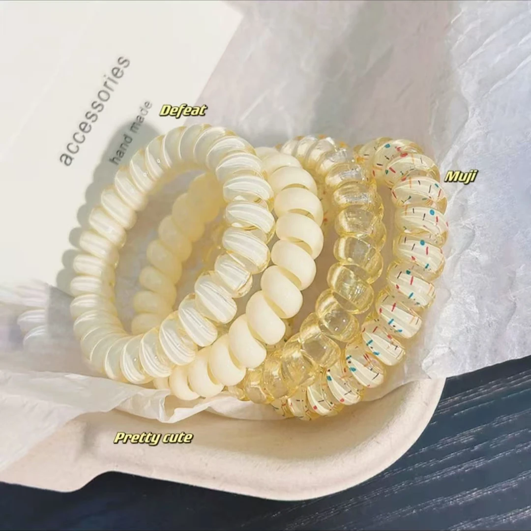 韩式少女高品质葡萄椰椰波点夏天清新百搭发箍高发圈橡皮筋发箍女