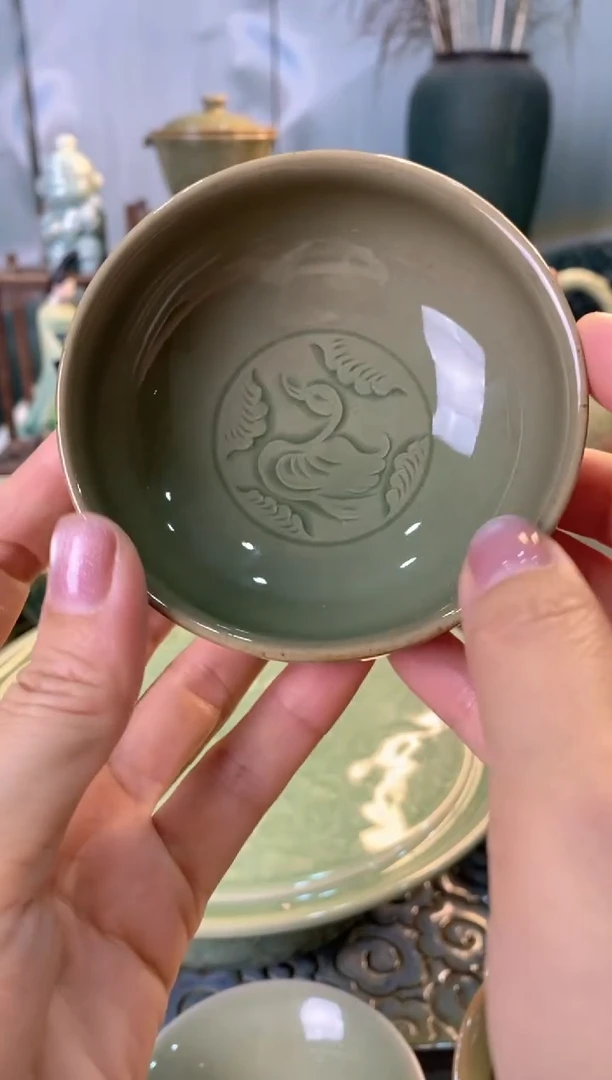 耀州窑900062全手工普洱杯