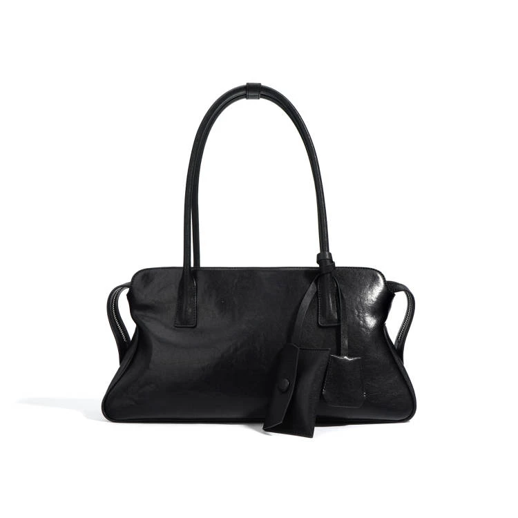 时尚手提X9241A-黑色轻奢手提斜挎女包