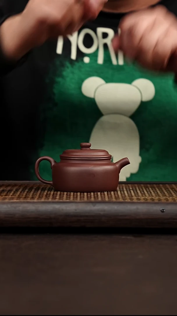 紫砂茶案宜兴悦茗壶紫砂  紫泥  德钟