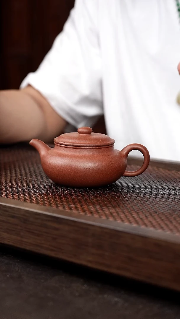 茶壶紫砂底槽清仿古【带矿标证书】