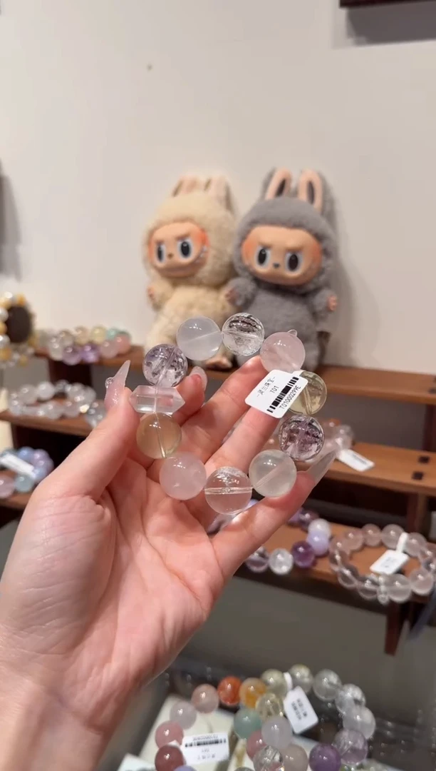 水晶手串未镶嵌知* 单珠补差价 多样性发货