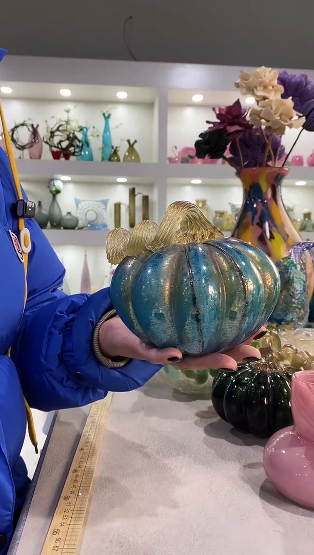 慕忆家手作琉璃花瓶瑕疵
