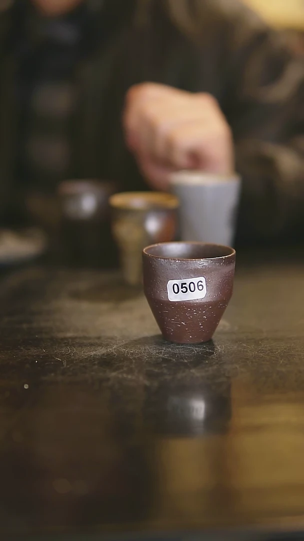 【闪购商品】景德镇柴烧裸烧陶瓷茶杯0506