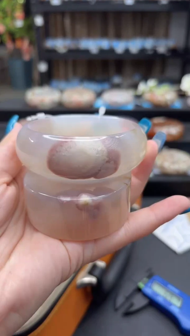 未镶嵌手镯石英质玉712(60圈赠送镯心)