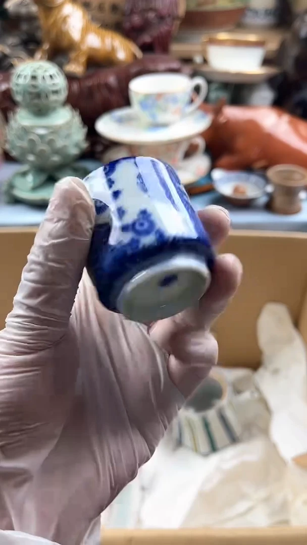 瓷片茶英歌瓷器满19.9包邮