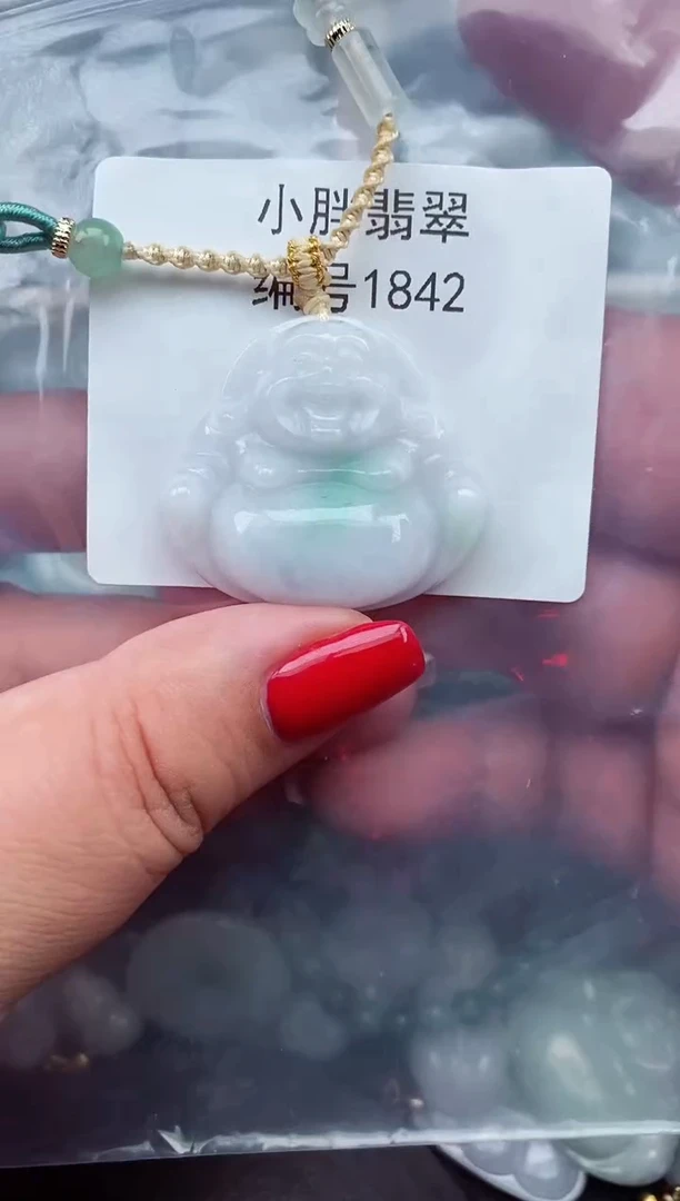 颈饰未镶嵌翡翠缅甸天然A货翡翠17842