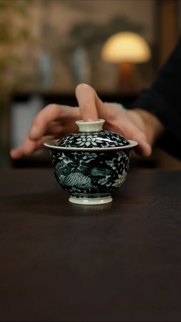 杯景德镇陶瓷杯碗柴烧多人
