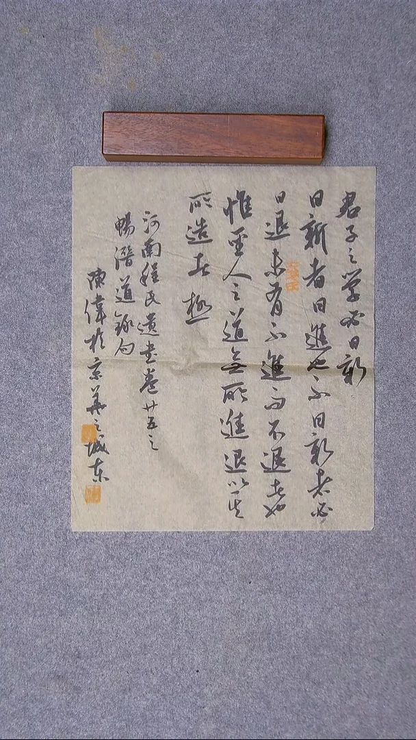 书法陈伟  湖北45*37尺寸