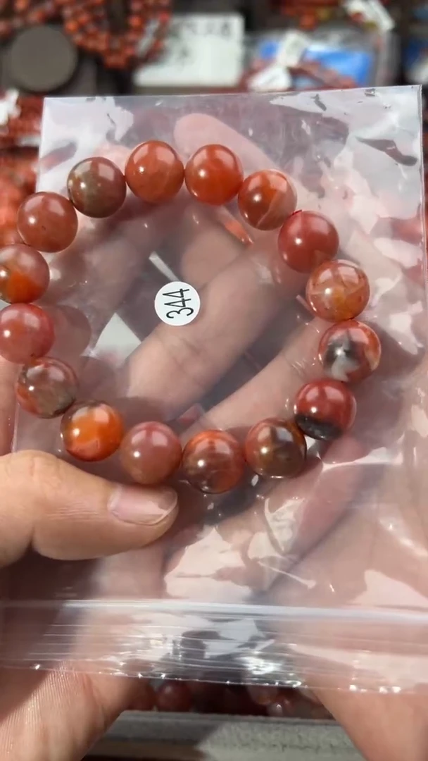 南红玛瑙手串未镶嵌13