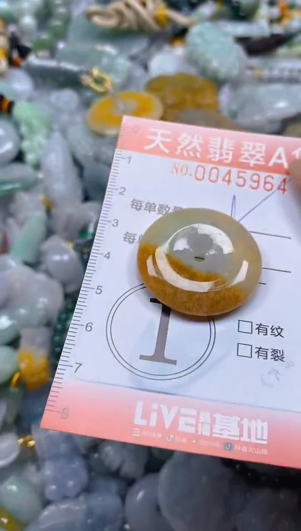 翡翠未镶嵌颈饰闪购0045964