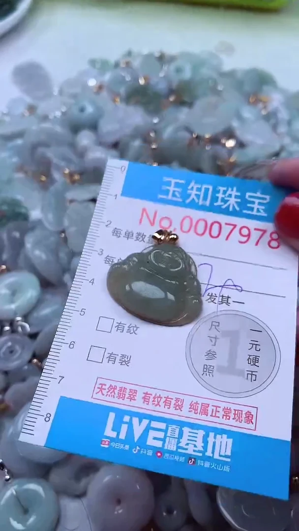 吊坠(不含链)未镶嵌翡翠7978