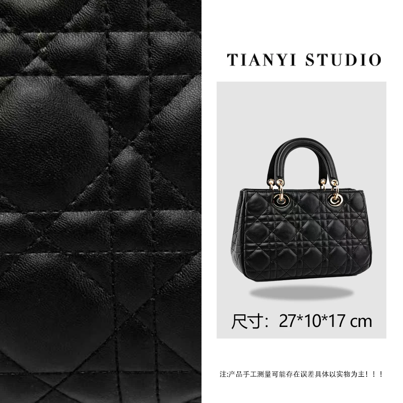 【天一甄选】QYX-81750-黑色 轻奢小众设计感时尚斜挎女包包