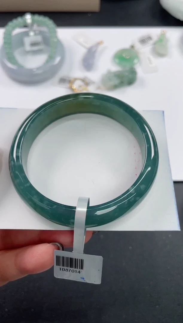 未镶嵌手镯翡翠基地发货H3394 53+